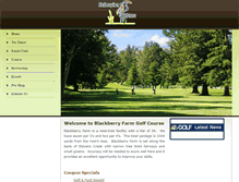 Tablet Screenshot of blackberryfarmgolfcourse.com